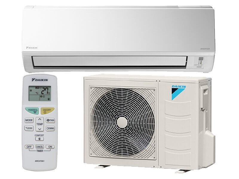 Daikin wall mounted air conditioning installation